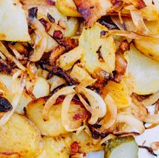 Bratkartoffeln au Biergarten