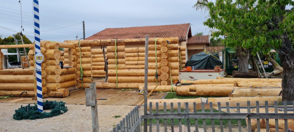 Chalet en construction